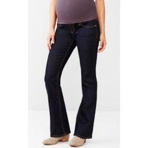 Gap Maternity Sexy Bootcut Dark Wash Blue Jeans 31/12R